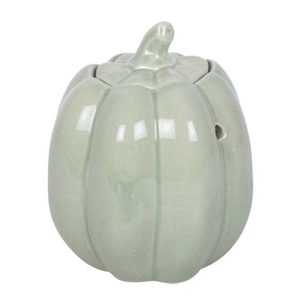 Saliegroene herfstpompoen-oliebrander
