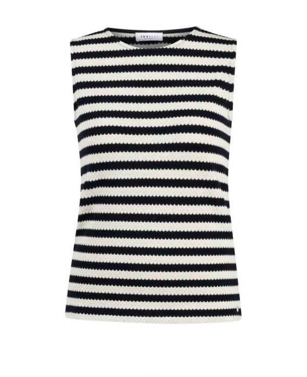 Ivy Beau Dewi dark blue / offwhite