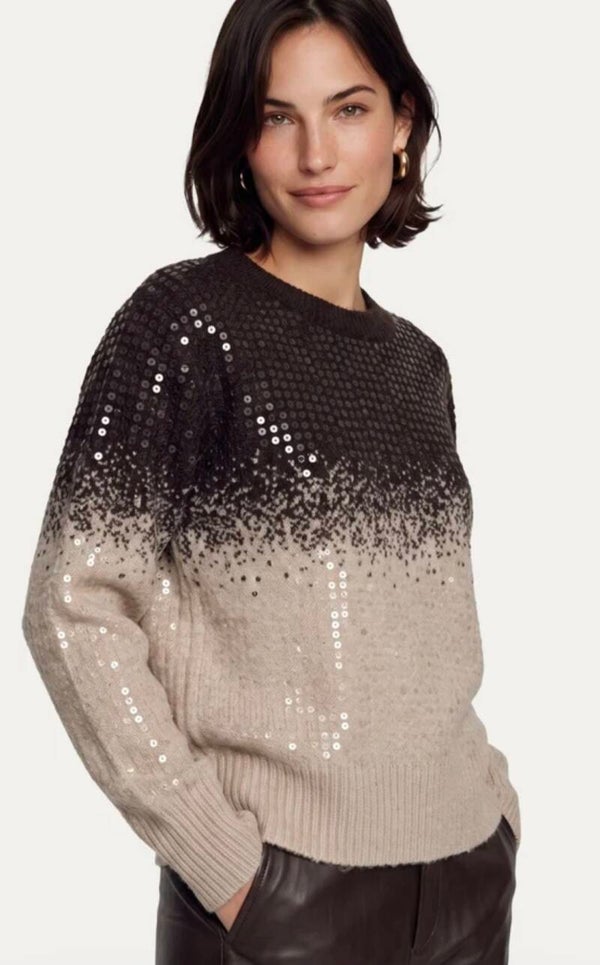 Cs the label trui Krissy bruin brown
