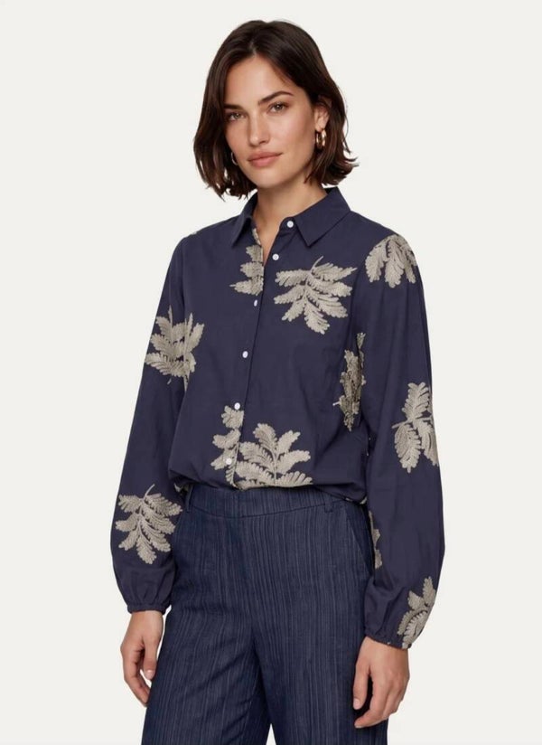 Cs the label Loreen blouse navy