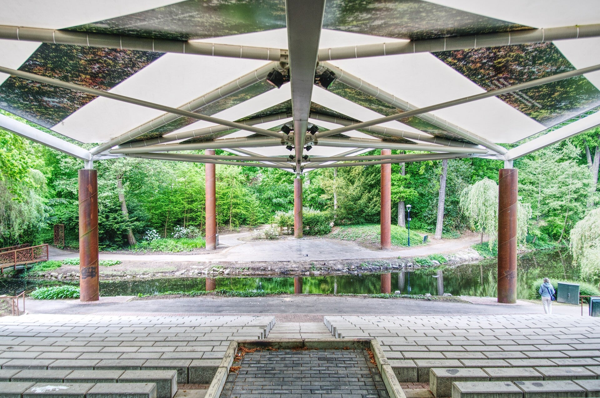 Openlucht-theater in Brunssum.