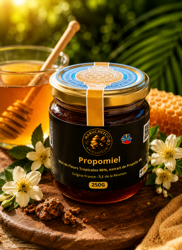 🐝 Propomiel – L’alliance puissante du miel et de la propolis 🌿