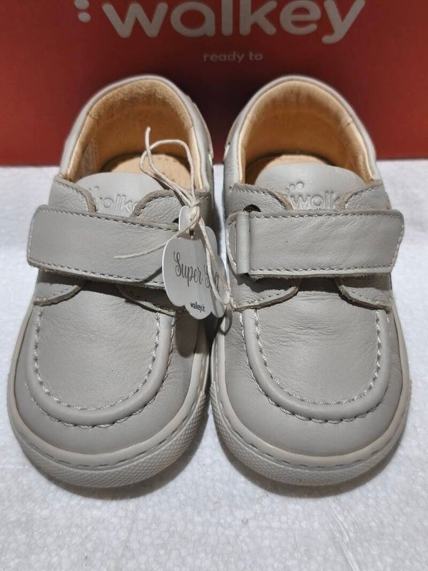 Walkey – Mocassino "Super Soft" Primi Passi in Pelle – Milk