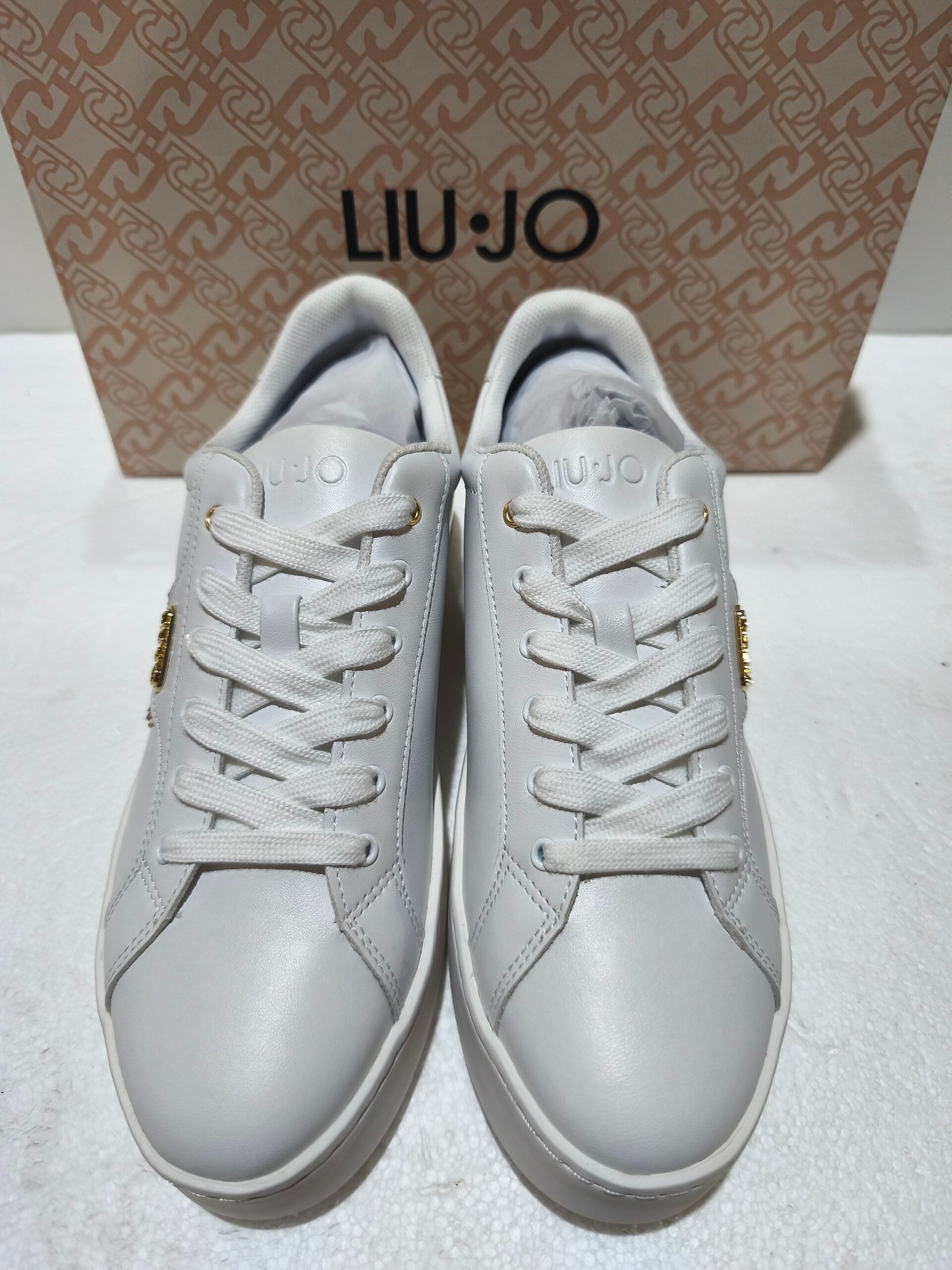 Sneakers Liu Jo Bianca e Oro Glitter