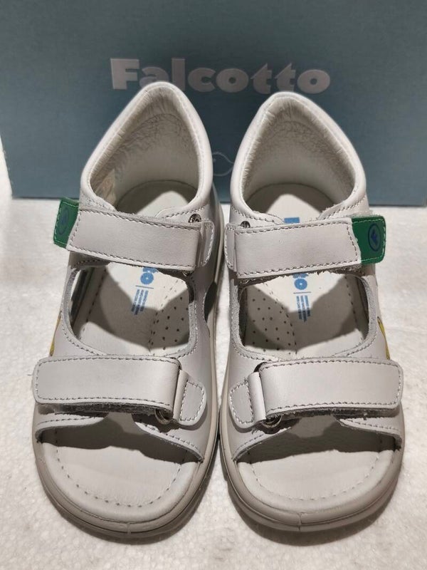 Sandalo primo passo Falcotto tema Mondo.Marino