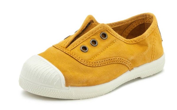 SNEAKERS SLIP ON NATURAL WORLD ROSA E MOSTARDA