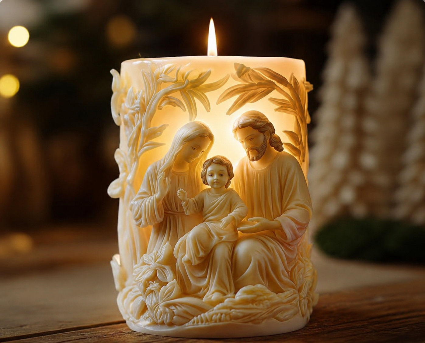 Weihnachtskerze Vanille