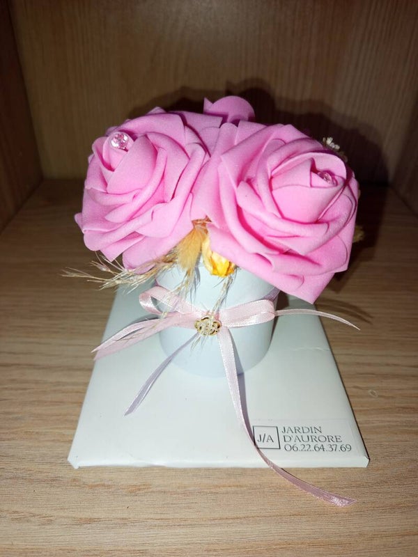 🌸 Composition Florale Rose Éternelle 🌸