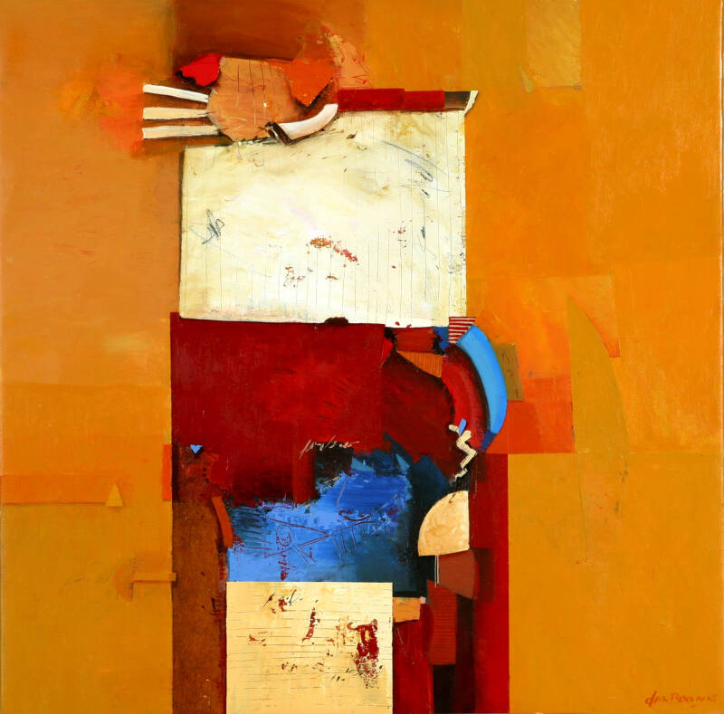 1720 acryl op linnen 80 x 80