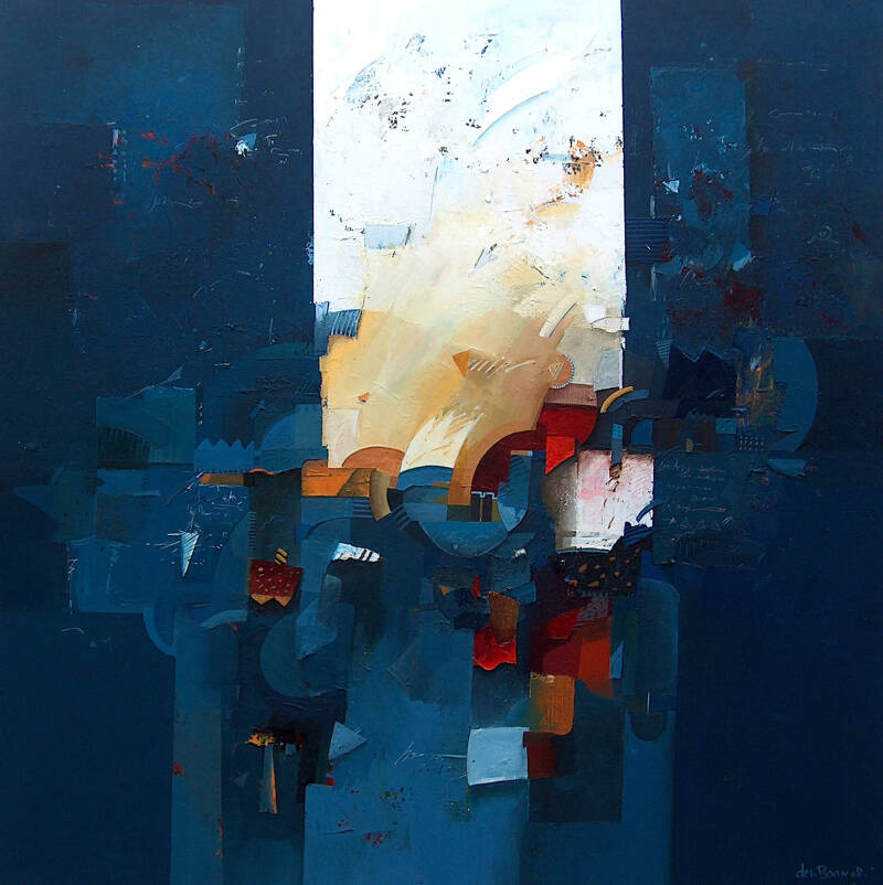 1872 acryl op linnen 130 x 130