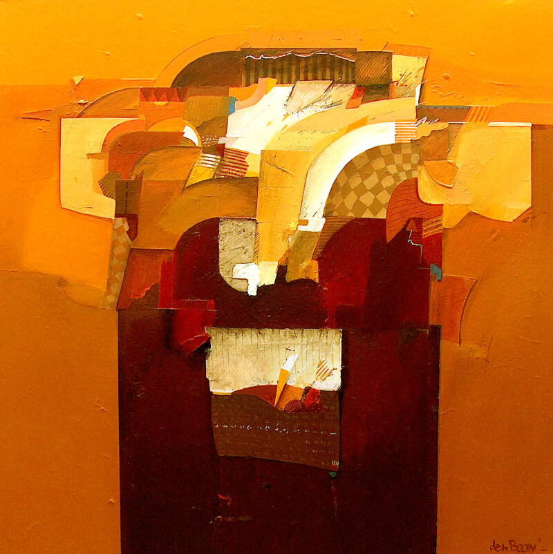 1920 acryl op linnen 90 x 90