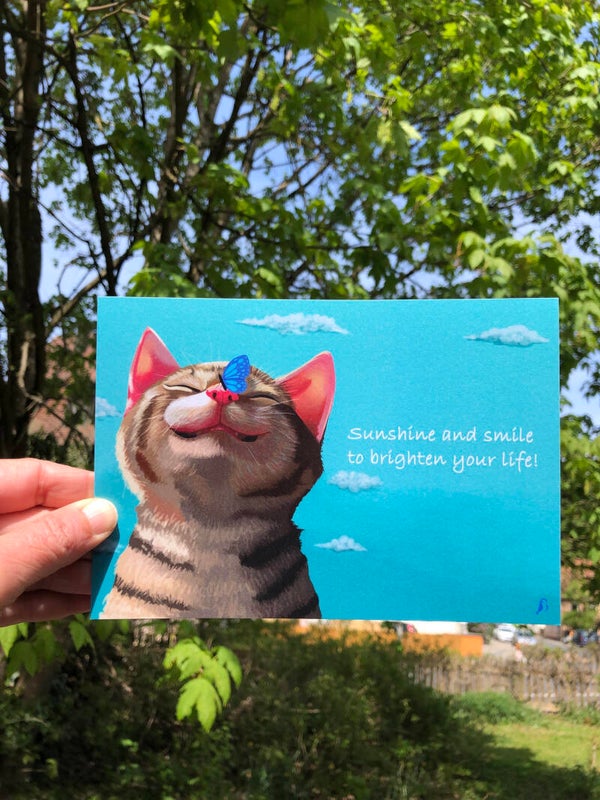 Postcard for catlovers