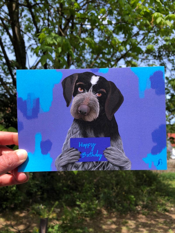 Birthday card for doglovers