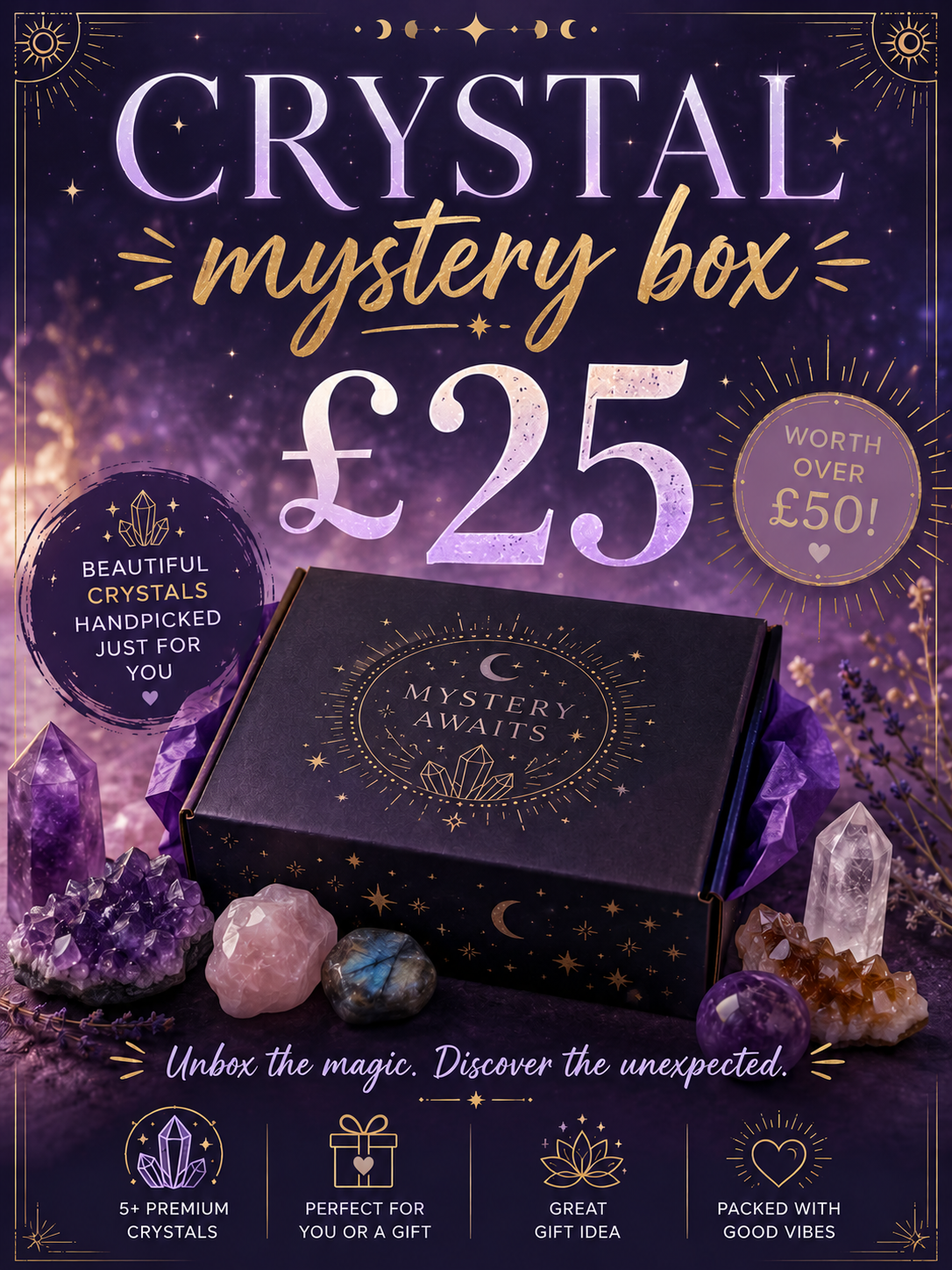 £25 Crystal mystery box