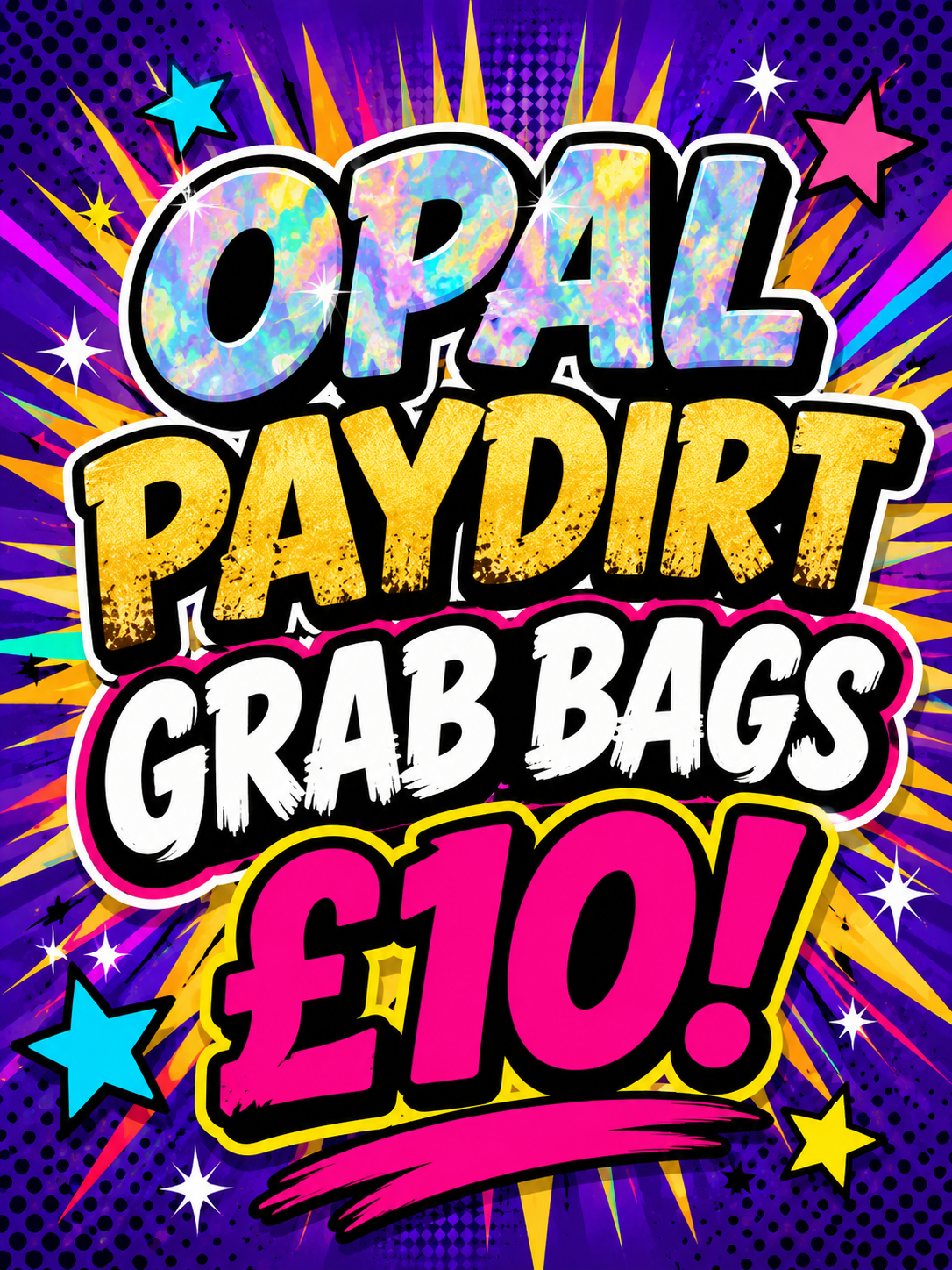 Opal paydirt grab bag