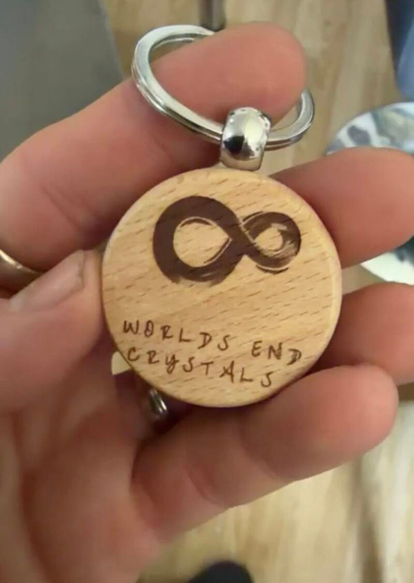 Worlds End Crystals Keyring