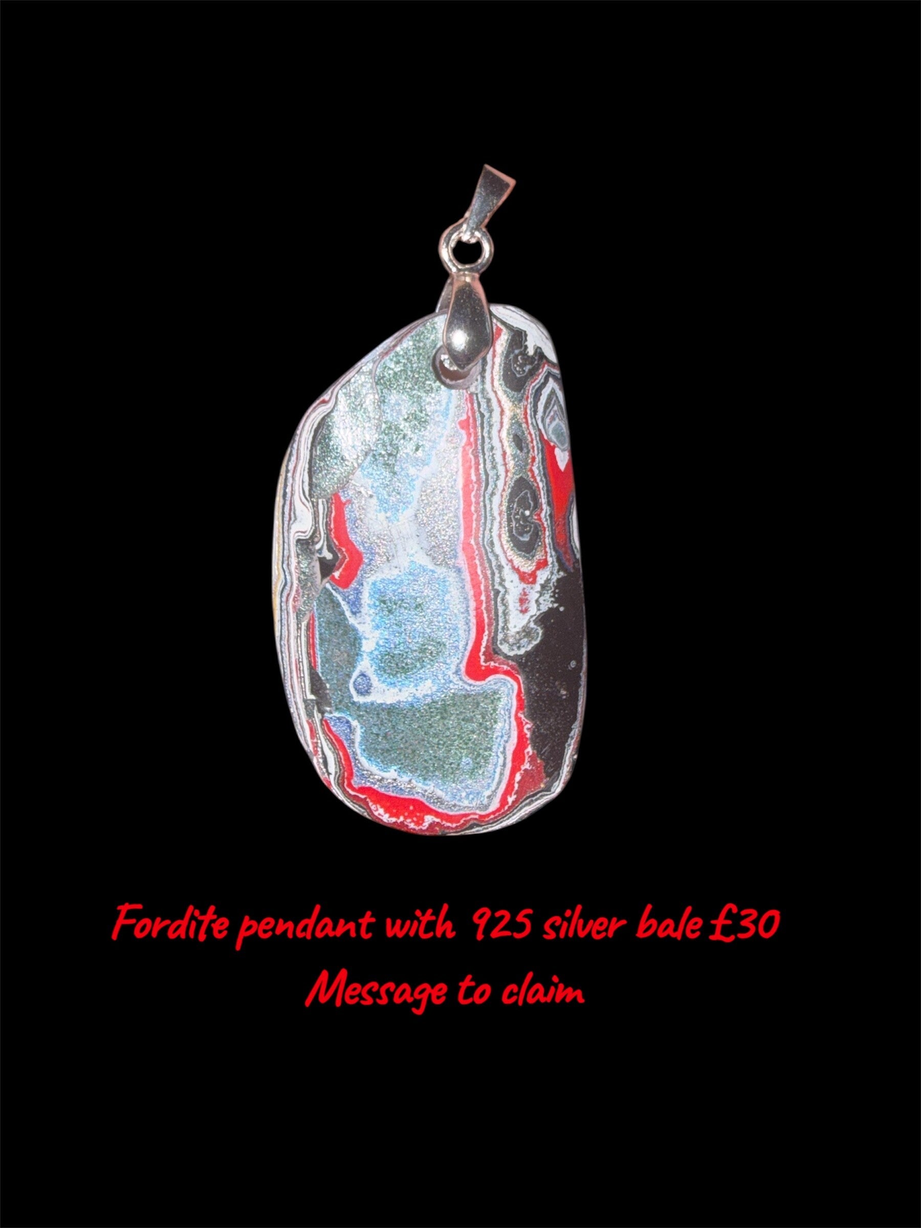 Fordite Pendant