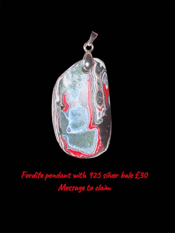Fordite Pendant