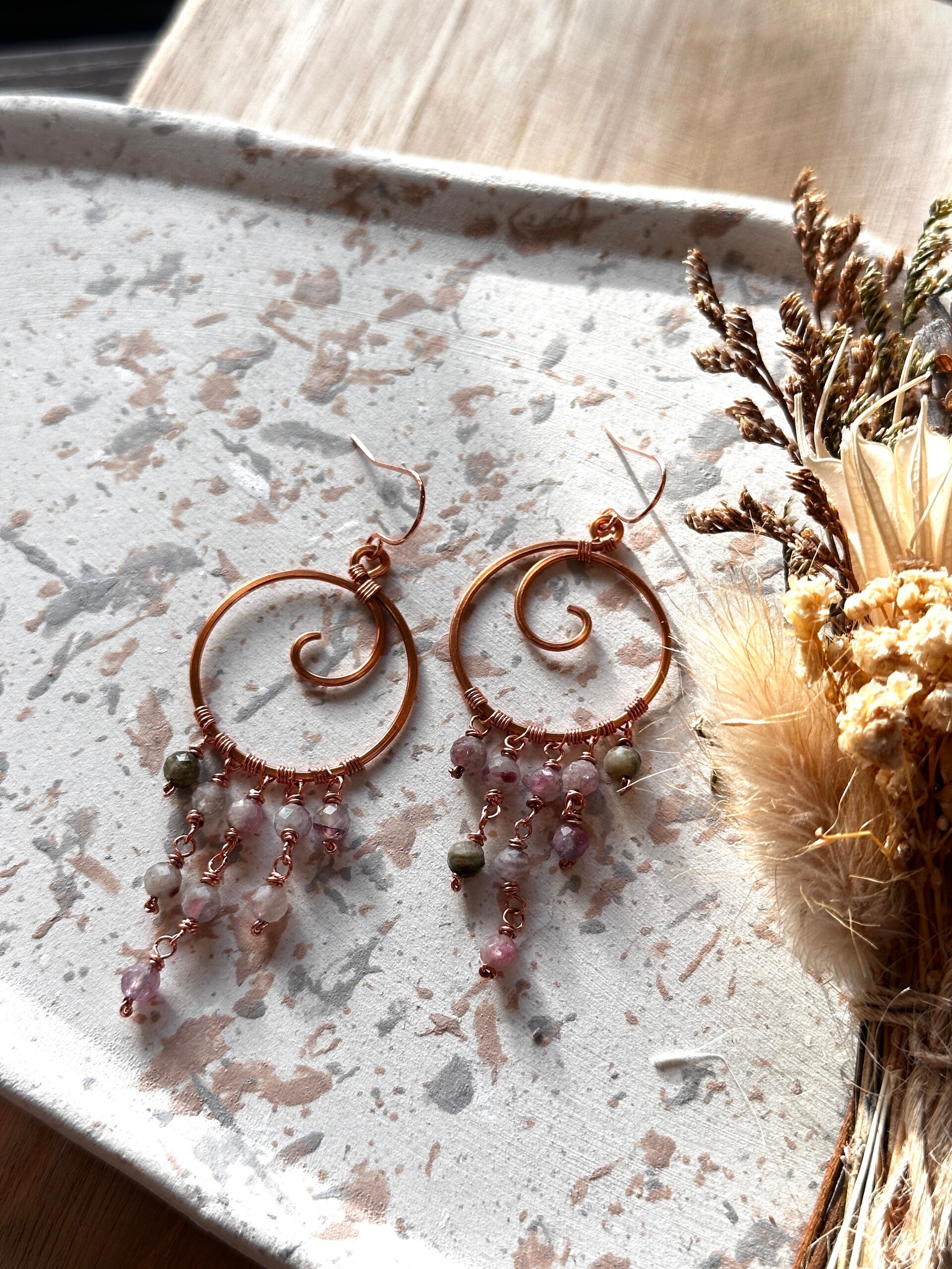 Swirl Glass Chandelier