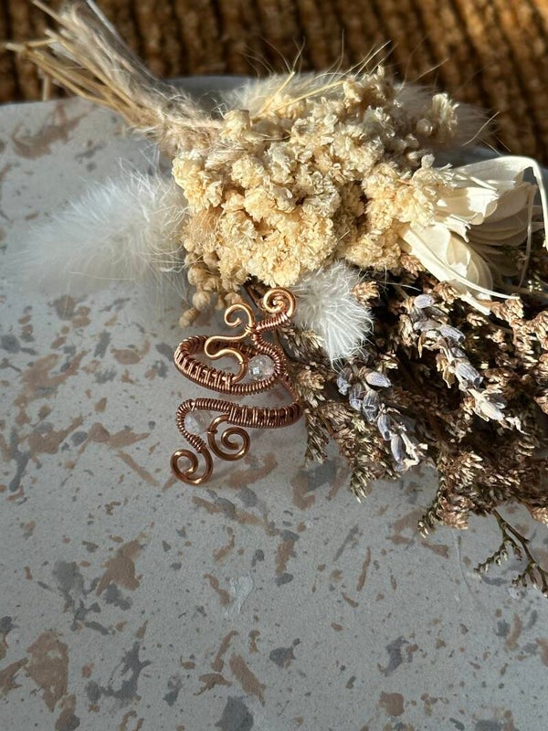 Bronze Topaz Ring - 55+