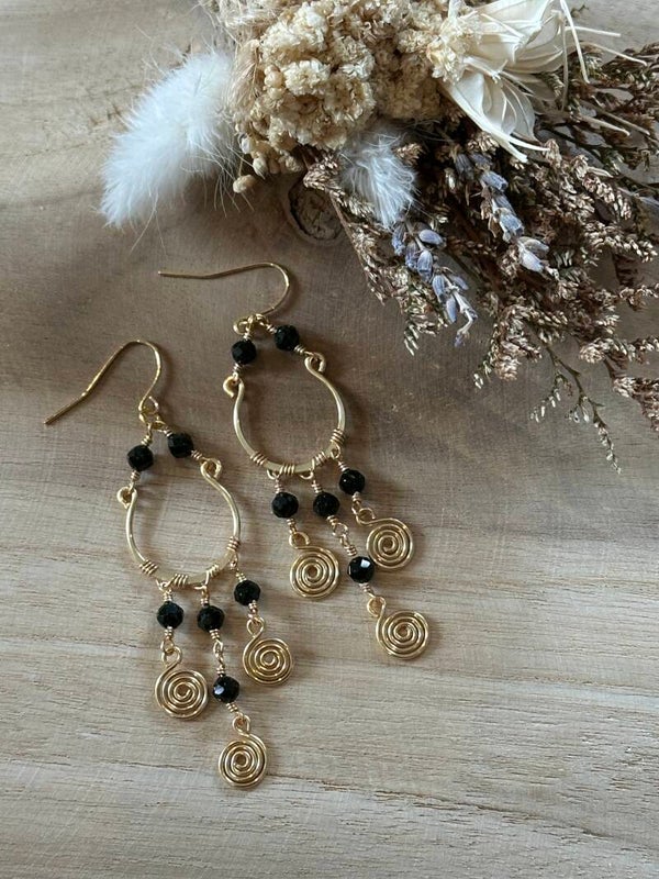 Chandeliers with a Sandstone Twist - Gold