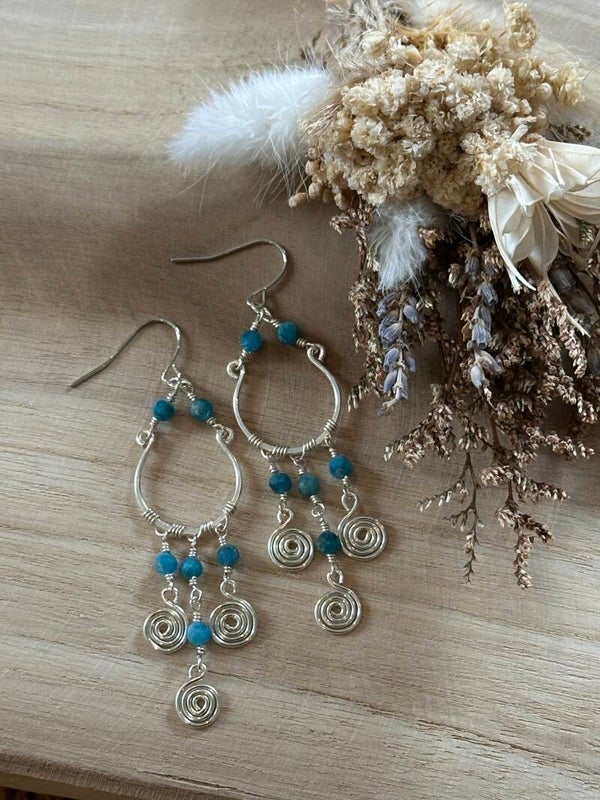 Chandeliers With an Apatite Twist - Silver