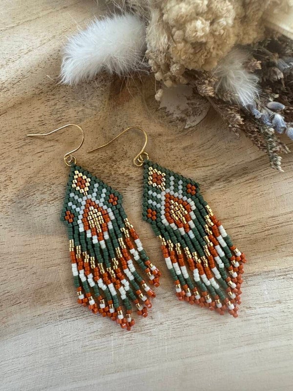 Miyuki Beaded Earrings #9