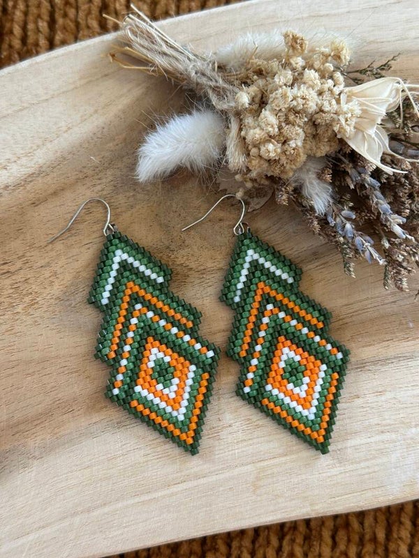 Statement Beaded Earrings #6