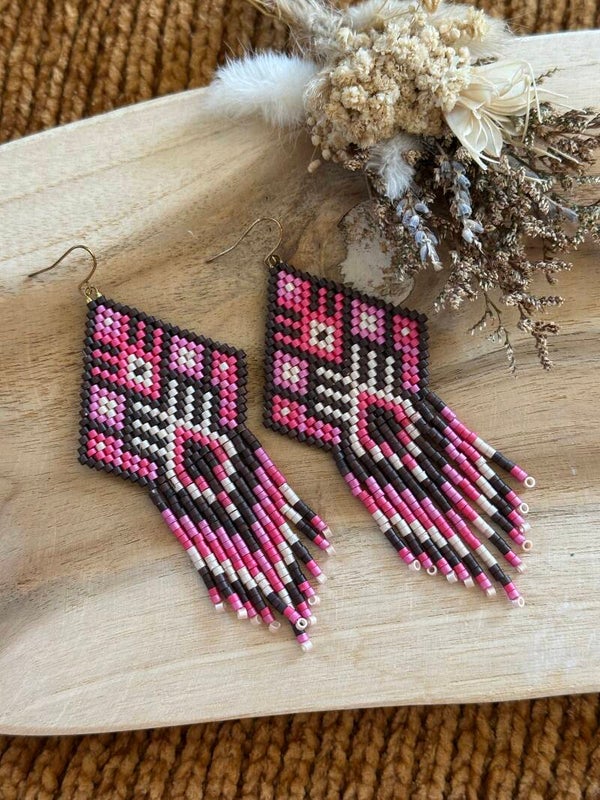 Statement Beaded Earrings #4