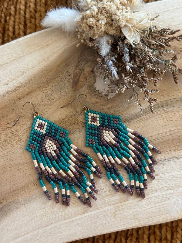 Statement Beaded Earrings #3