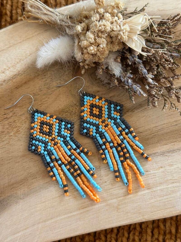 Statement Beaded Earrings #2