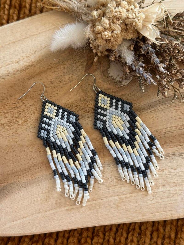 Statement Beaded Earrings #1
