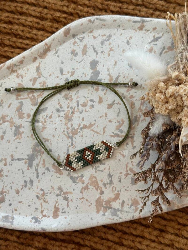 Miyuki - Cord Bracelet #7