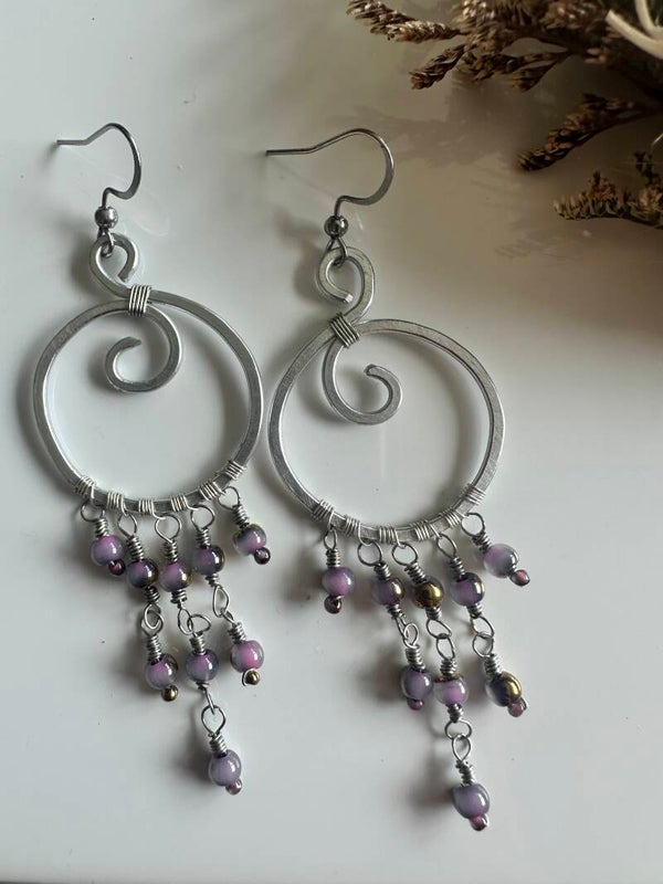 Aluminium Circle Chandelier #2