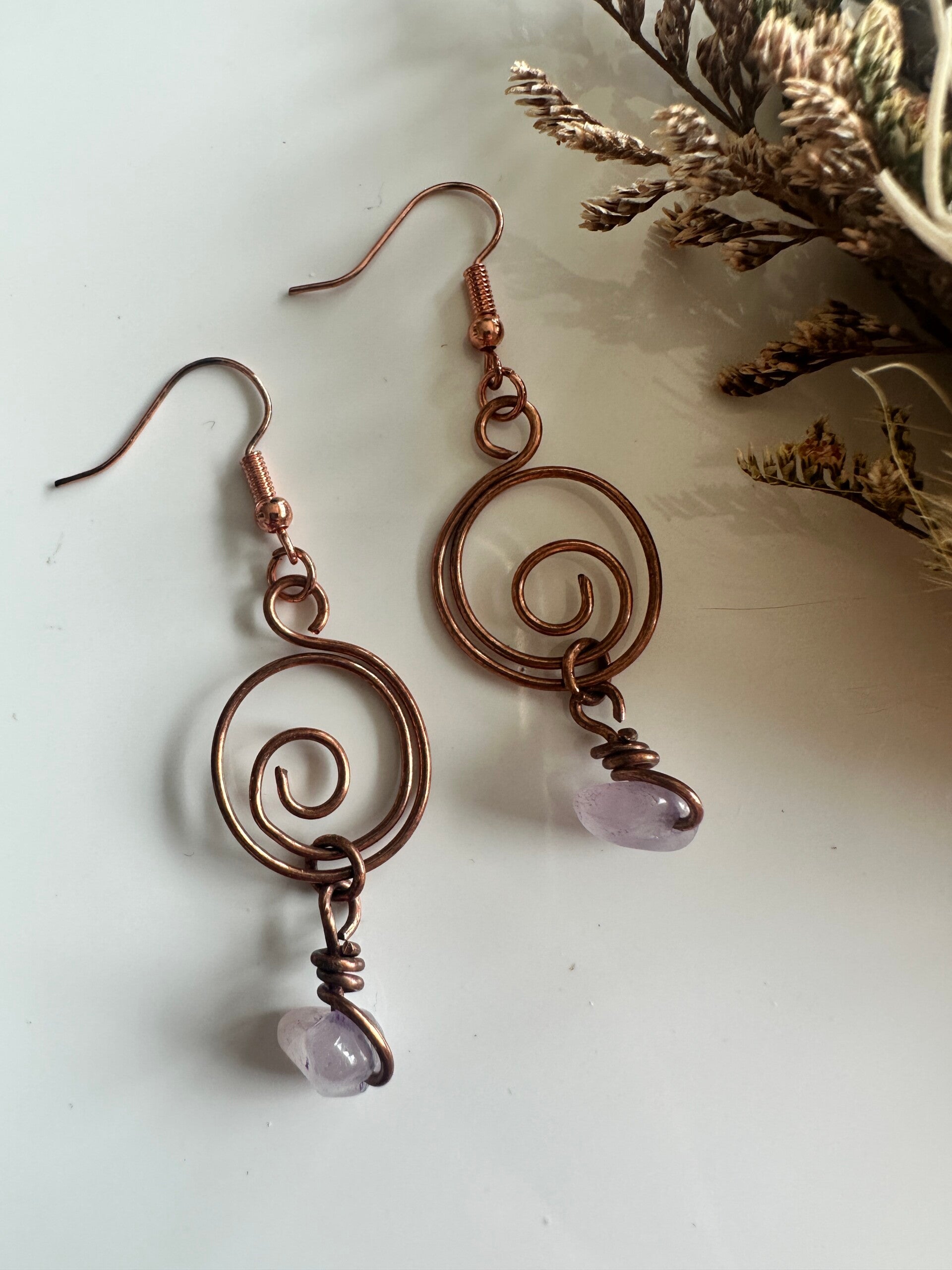 Copper Dangle #1