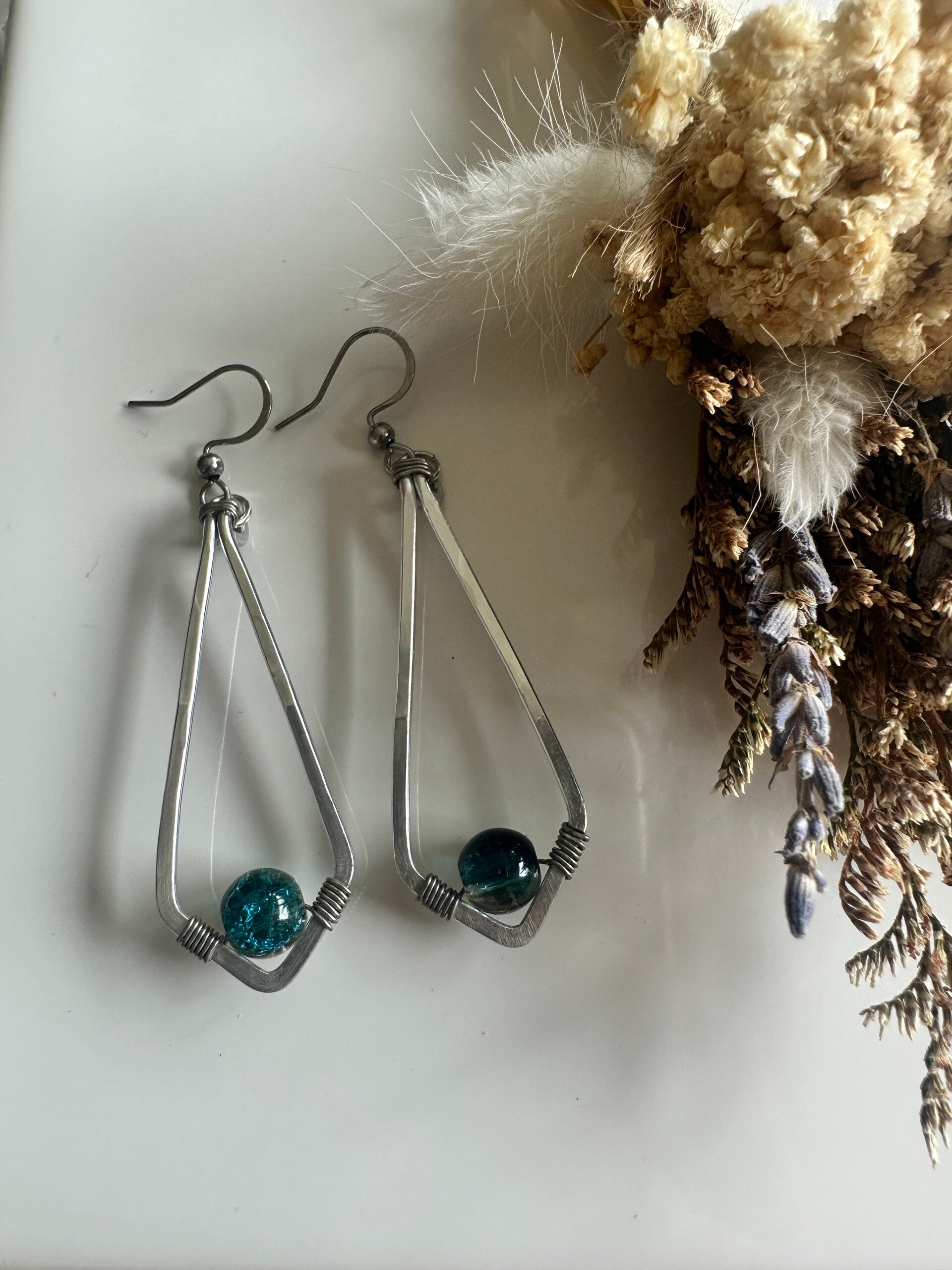 Silver Aluminum Glass