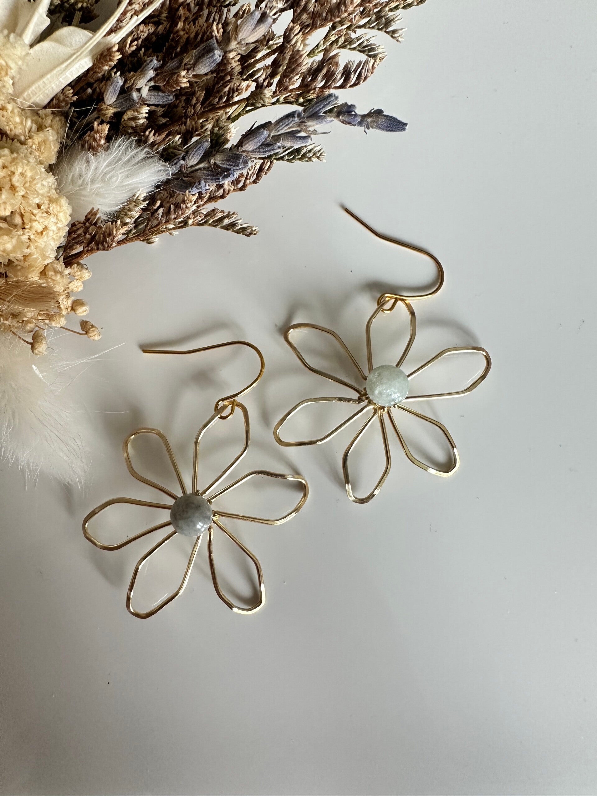 Copper Flower Oorbellen #5