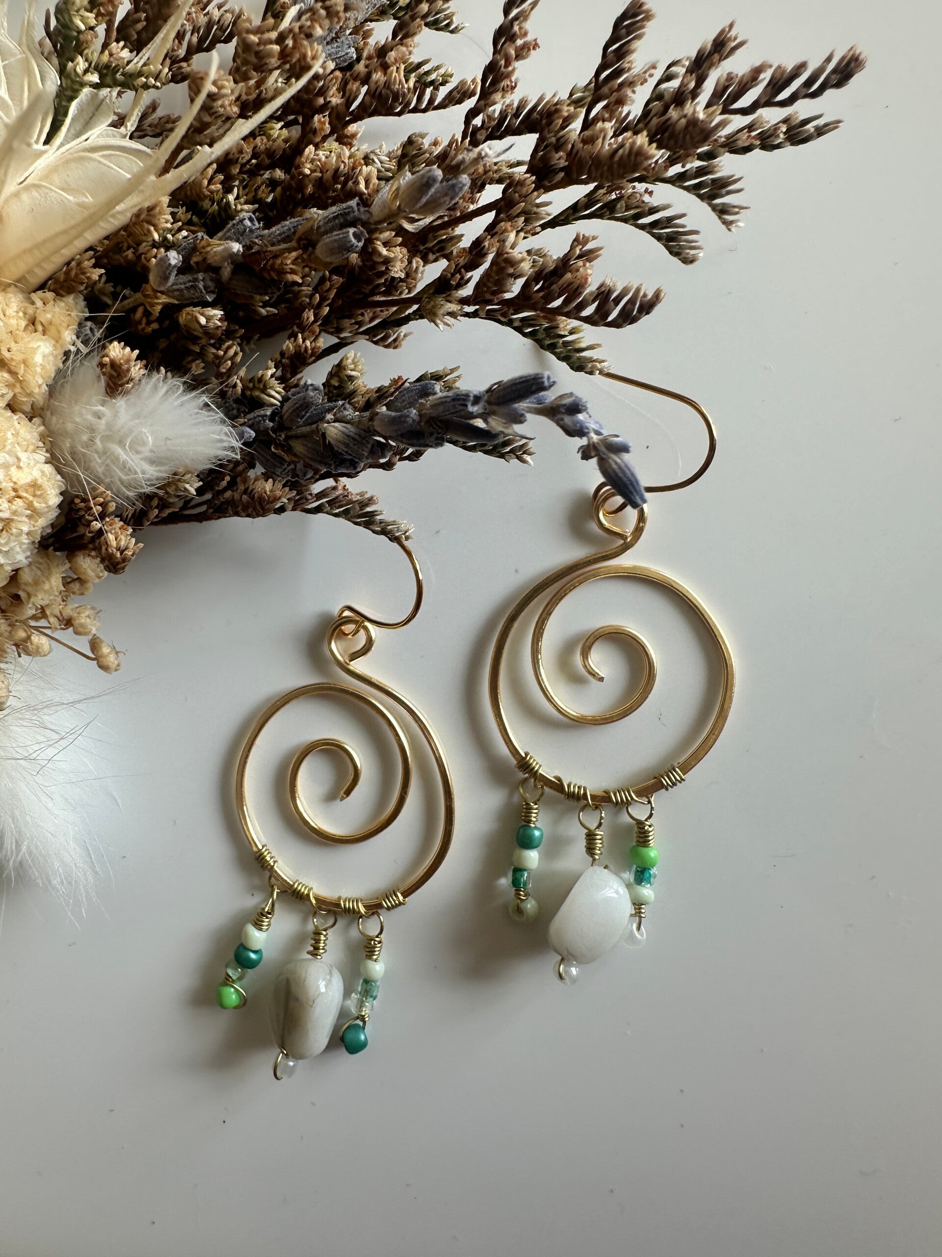 Seashell Swirl Oorbellen