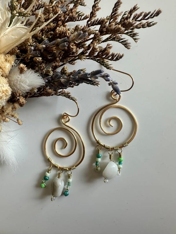 Seashell Swirl Oorbellen