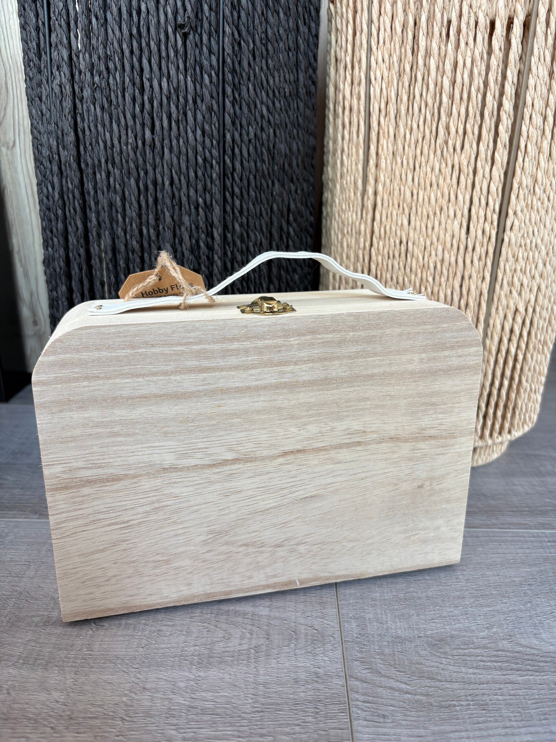 Houten koffertje