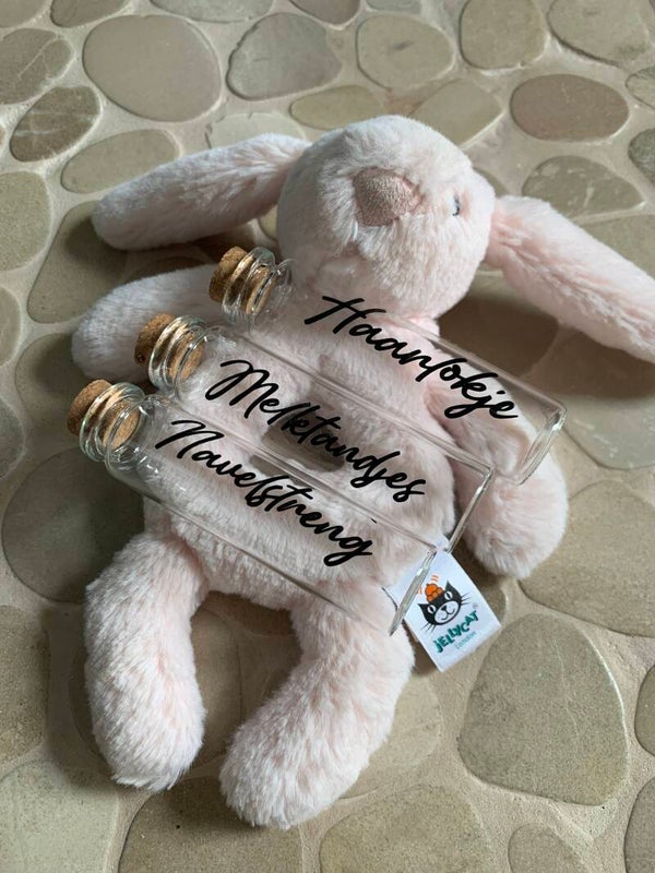 Trio herinneringsbuisjes cadeau roos