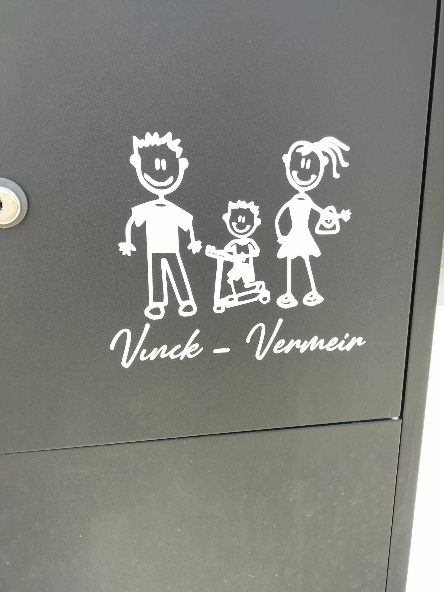 Brievenbus sticker