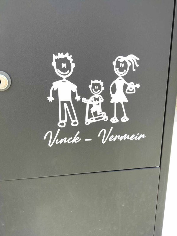 Brievenbus sticker