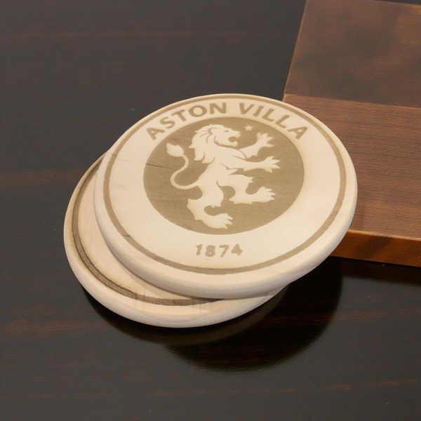 Personalised Wooden Round Coaster – 10cm