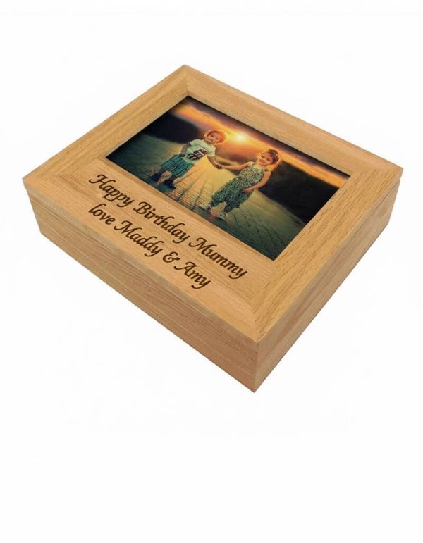 Personalised Photo Jewellery Box