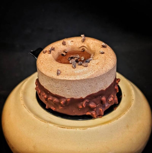 Pâtisserie chocolat noir et blanc