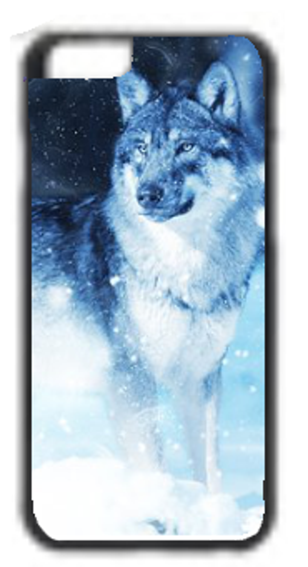 I phone 7 hoesje wolf 3