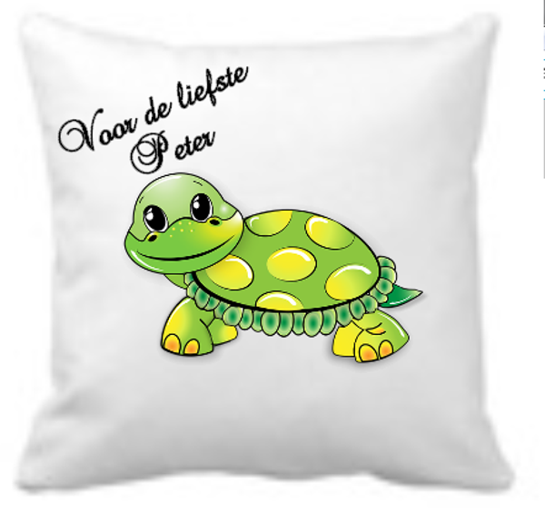 Voor de liefste ... schildpad kussen