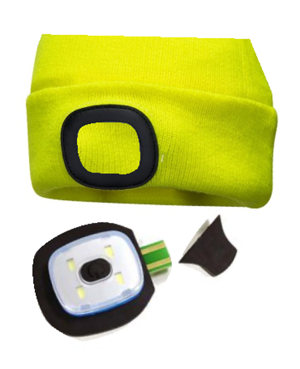 Oplaadbare LED Beanie Muts