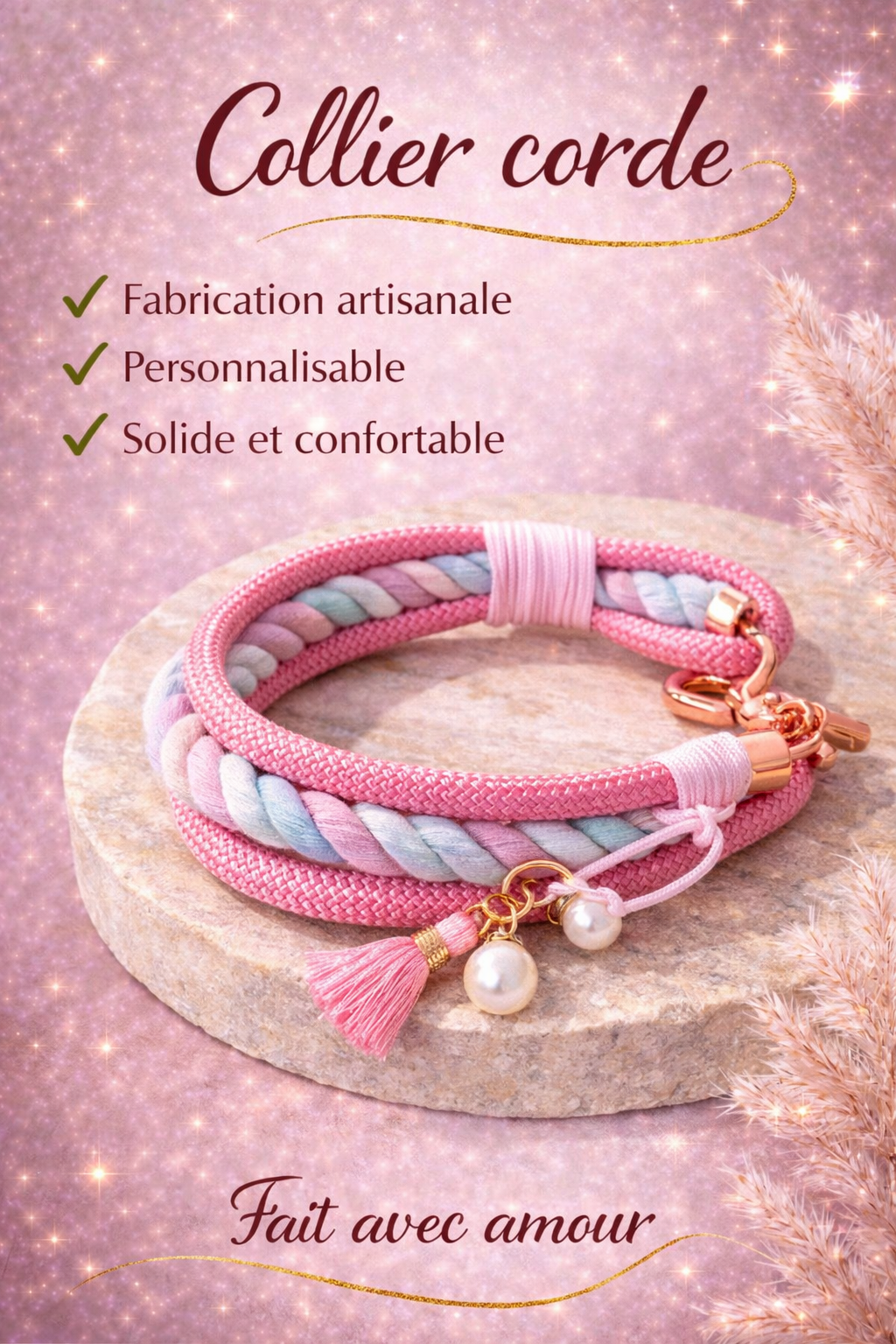 Collier Paracorde Triple